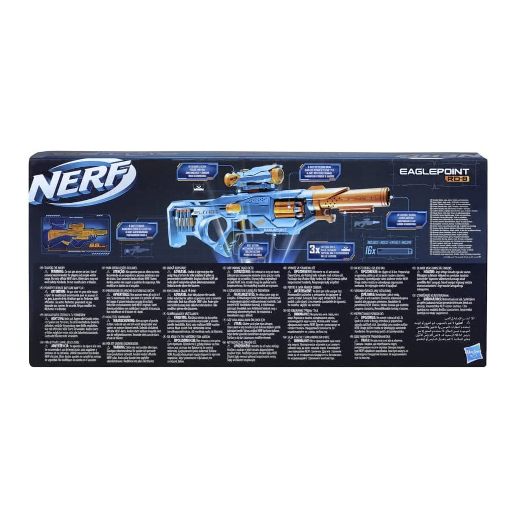 Іграшкова зброя Hasbro Nerf Еліт 2.0 EaglePoint RD 8 (F0423) - изображение 4
