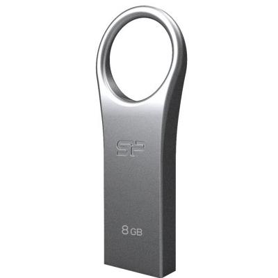 USB флеш накопичувач Silicon Power 8GB Jewel J80 USB 3.0 Titanium (SP008GBUF3J80V1T) - зображення 2