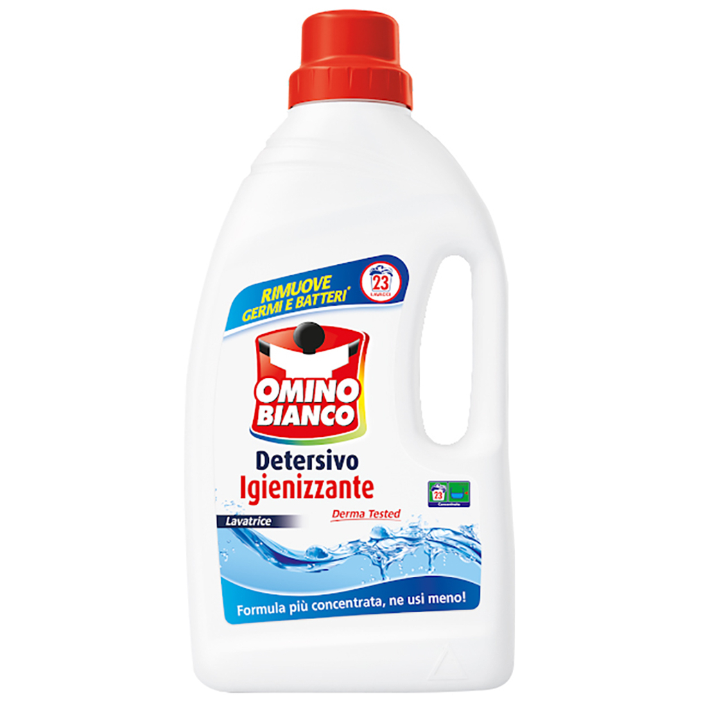 Гель для прання Omino Bianco Detersivo Igienizzante Антибактеріальний 1.15 л (8003650015402) - зображення 1