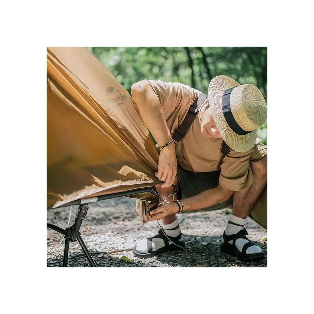 Намет Naturehike одномісний NH22ZP020 коричневий (6927595799000) - зображення 5