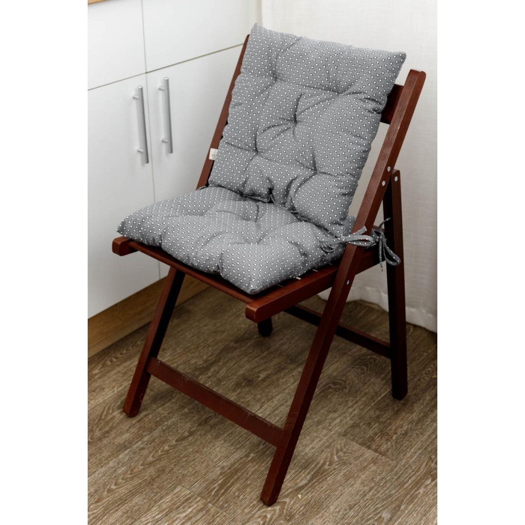 Подушка на стілець Прованс Merry Christmas сіра 40х40 см (031486) - зображення 3