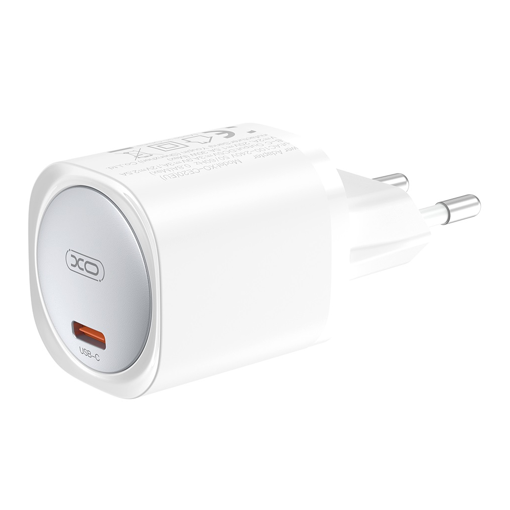 Зарядний пристрій XO CE20 33W USB-C PD30W/PPS33W White (CE20_White) - зображення 4