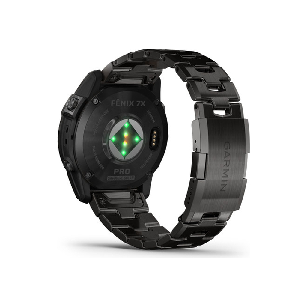 Смарт-годинник Garmin fenix 7X Pro Saph Sol, Crbn Gry Ti w/ Crbn Gry Mtl Bnd, Ex, GPS (010-02778-30) - зображення 8