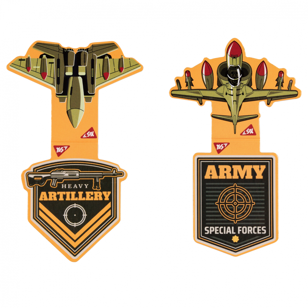 Закладки для книг Yes магнітні Military, 2шт (708112) - зображення 3