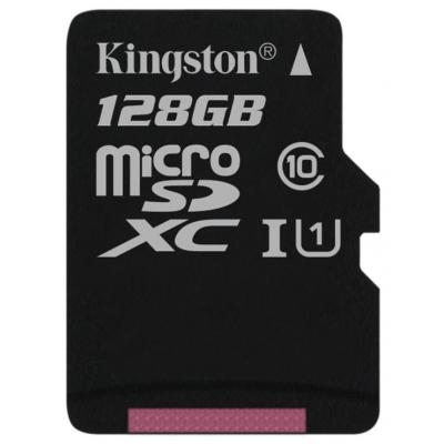 Карта пам'яті Kingston 128GB microSDXC Class 10 UHS| (SDC10G2/128GBSP) - изображение 1