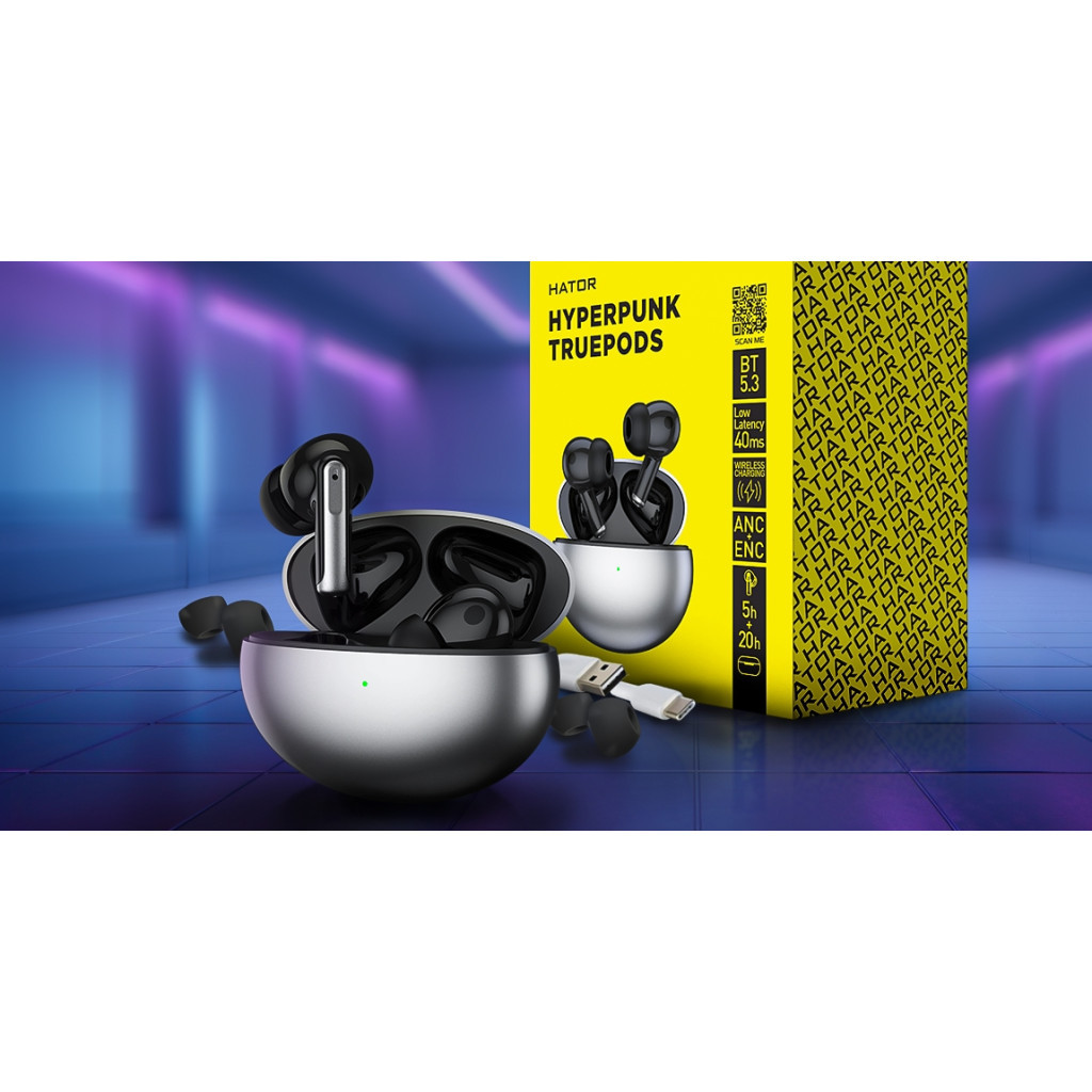 Навушники Hator Hyреrpunk Truepods Black (HTA-430) - зображення 12