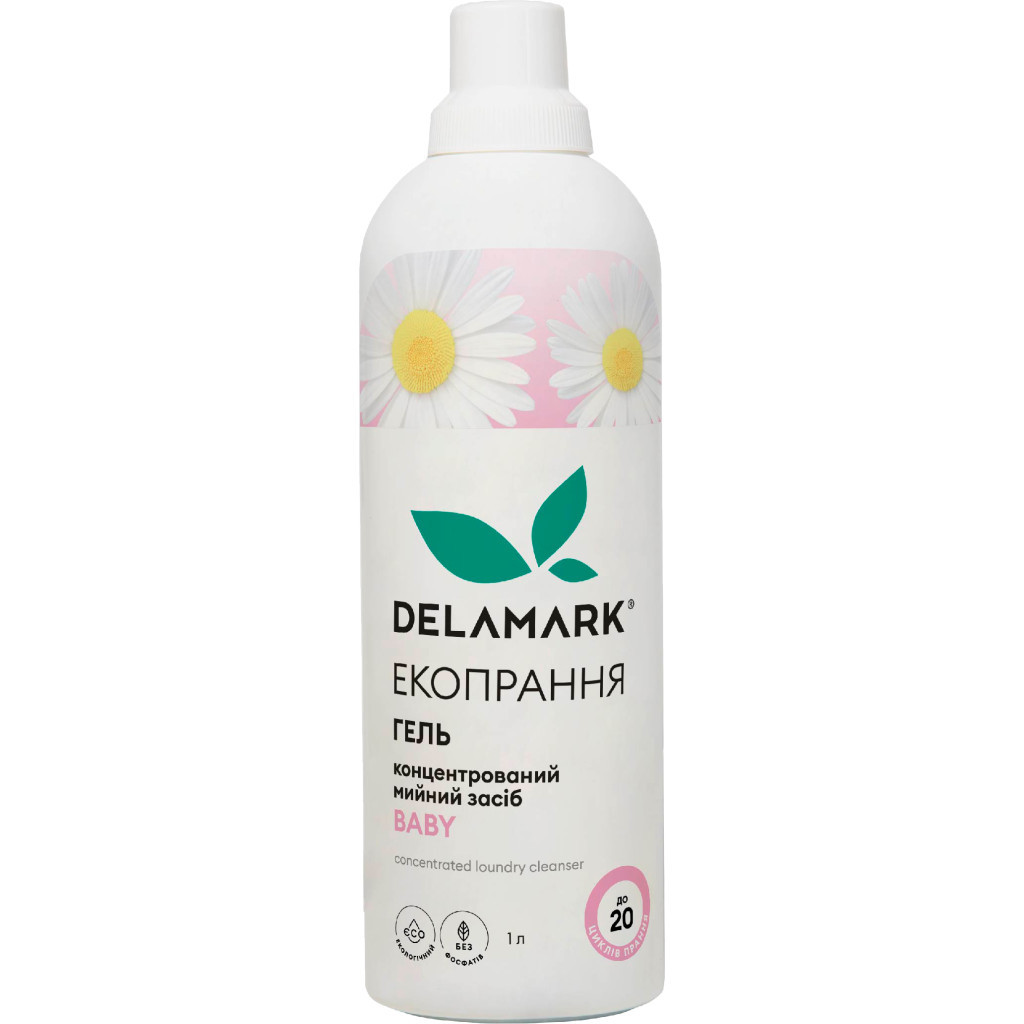 Гель для прання DeLaMark Baby 1 л (4820152330178) - зображення 1