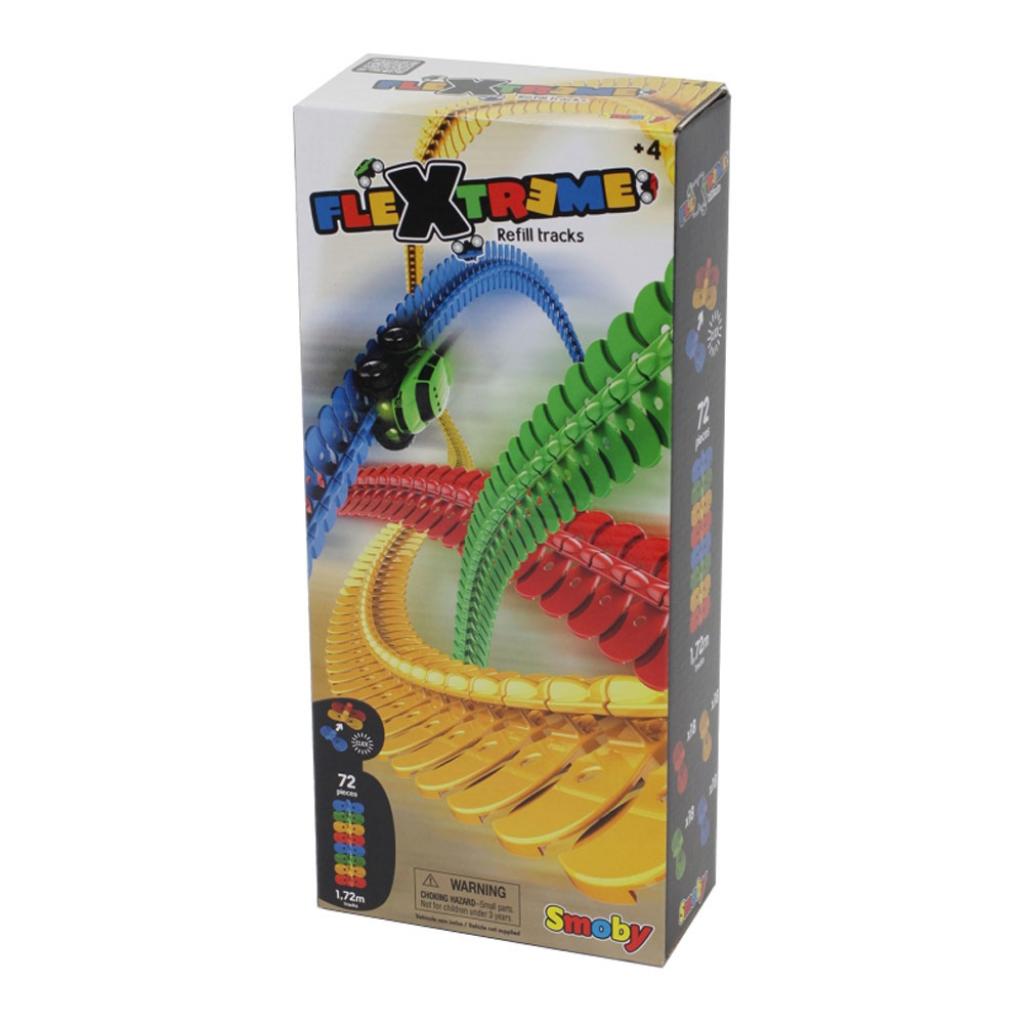 Автотрек Smoby Набір додаткових елементів Флекстрім 72 елемента (180904) - зображення 1