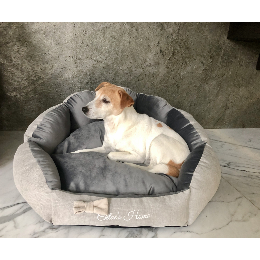 Лежак для тварин Chloe's Home Багамські острови М сірий (CLH0380) - зображення 2