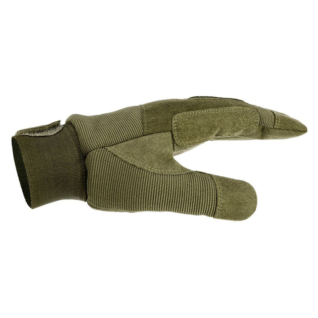 Захисні рукавички Neo Tools тактичні 100% поліестер та синтетична шкіра, р.8, оливковий (97-608-8) - зображення 8