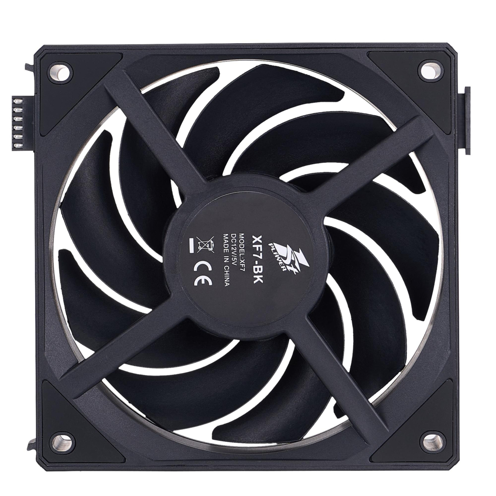 Кулер до корпусу 1stPlayer XF7 Black (XF7-BK-1IN1) - зображення 7
