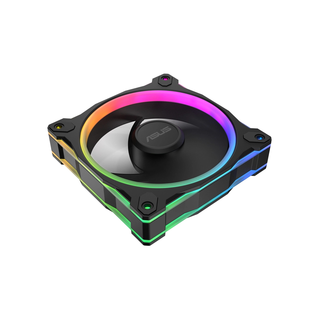 Кулер до корпусу ASUS PRIME MR120 REVERSE ARGB BLACK (90DA00L0-B09000) - зображення 4