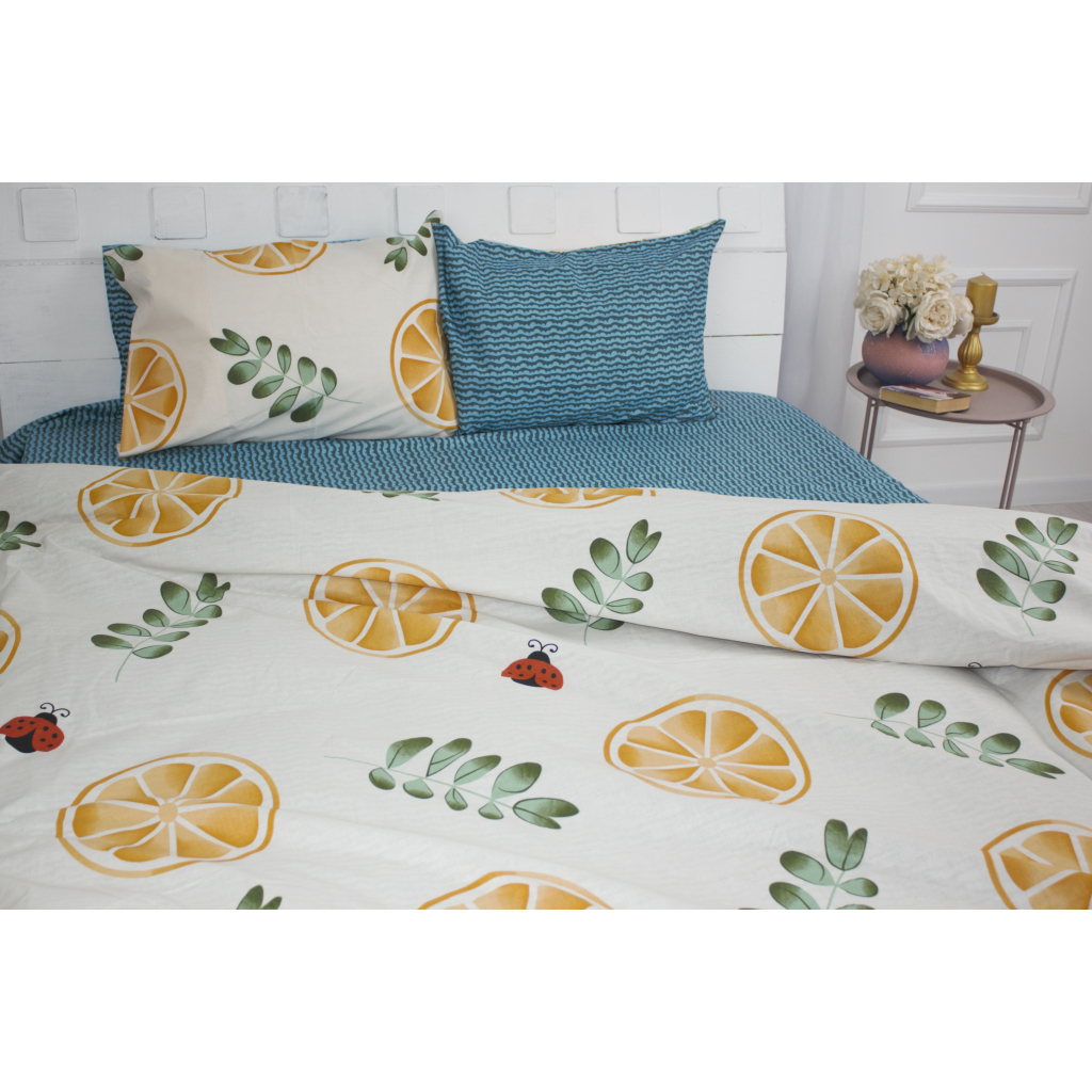 Постільна білизна MirSon Бязь Premium 17-0464 Lemon King Size (2200003322798) - зображення 4