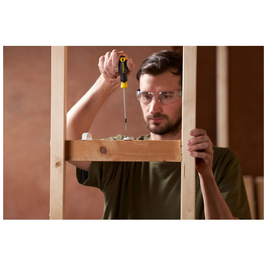 Викрутка Stanley Cushion Grip, SL4x100мм, з паралельним джалом. (STHT16195-0) - зображення 3