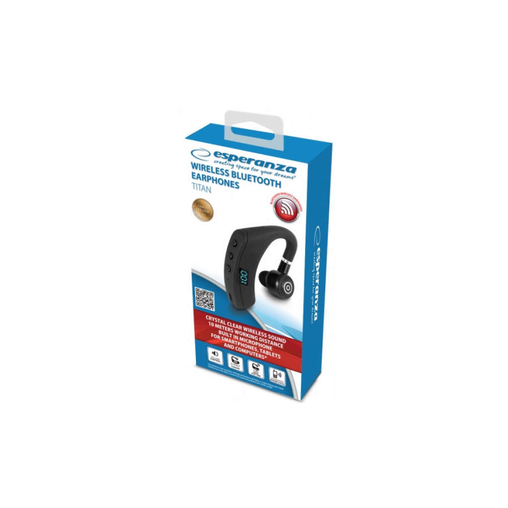 Bluetooth-гарнітура Esperanza Earphone Titan (EH235K) - зображення 5