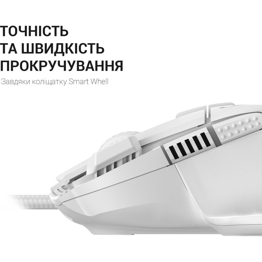 Мишка GamePro GM500W RGB USB White (GM500W) - зображення 8