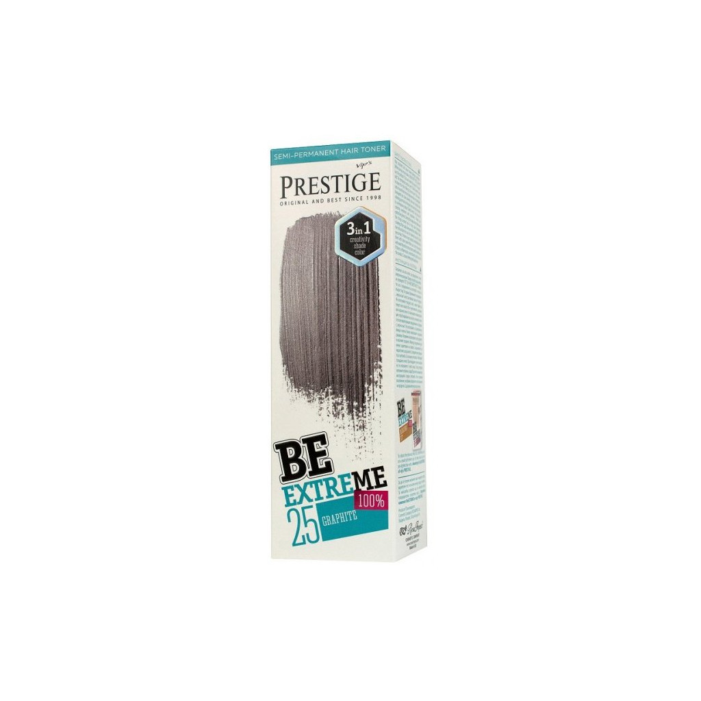 Відтінковий бальзам Vip's Prestige Be Extreme 25 - Графіт 100 мл (3800010509367) - зображення 1