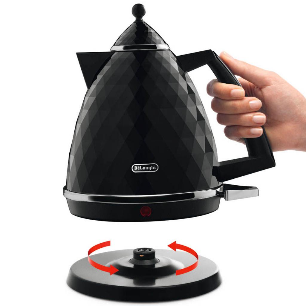Електрочайник DeLonghi KBJ 2001.BK (KBJ2001.BK) - зображення 2