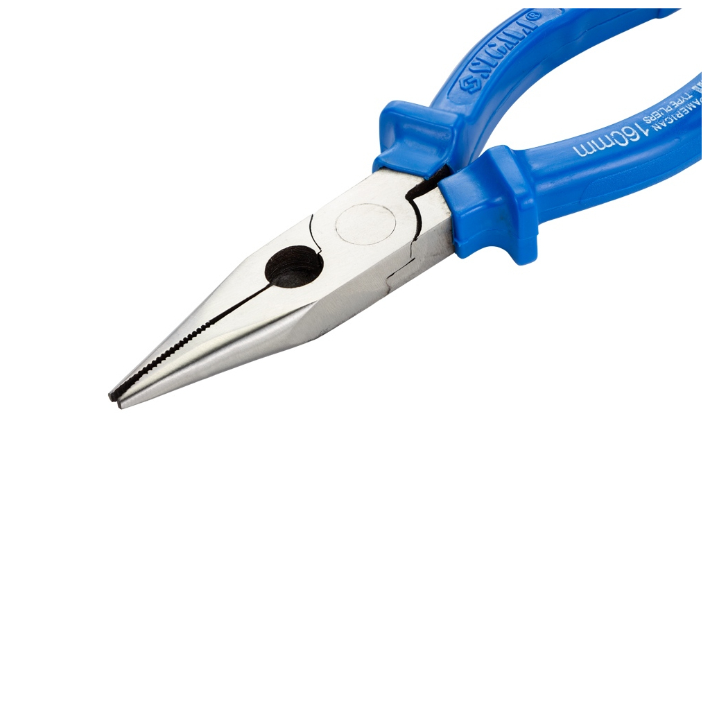 Плоскогубці Sigma довгогубці прямі 160мм сині (4357161) - изображение 6