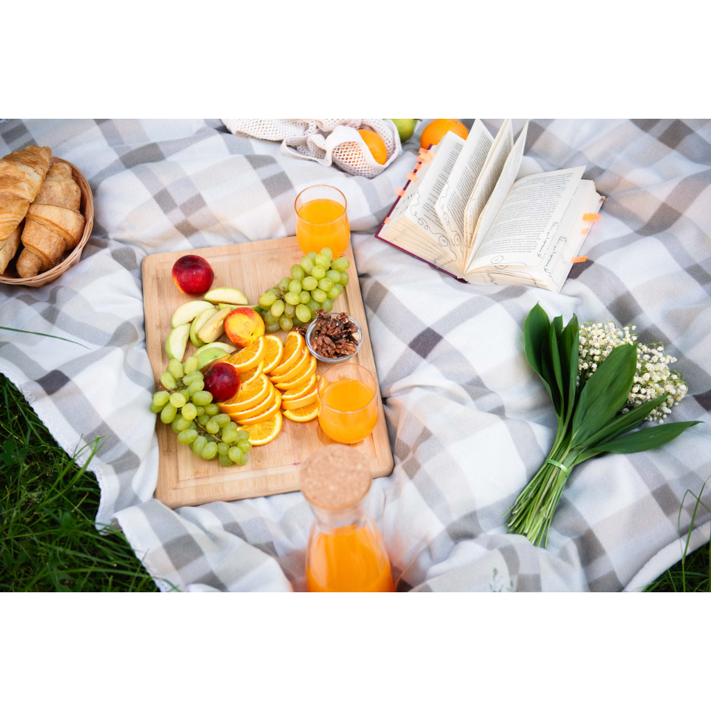 Плед Ardesto Fleece 100% поліестер 130x160см клітинка, бежевий (ART0711PB) - зображення 6