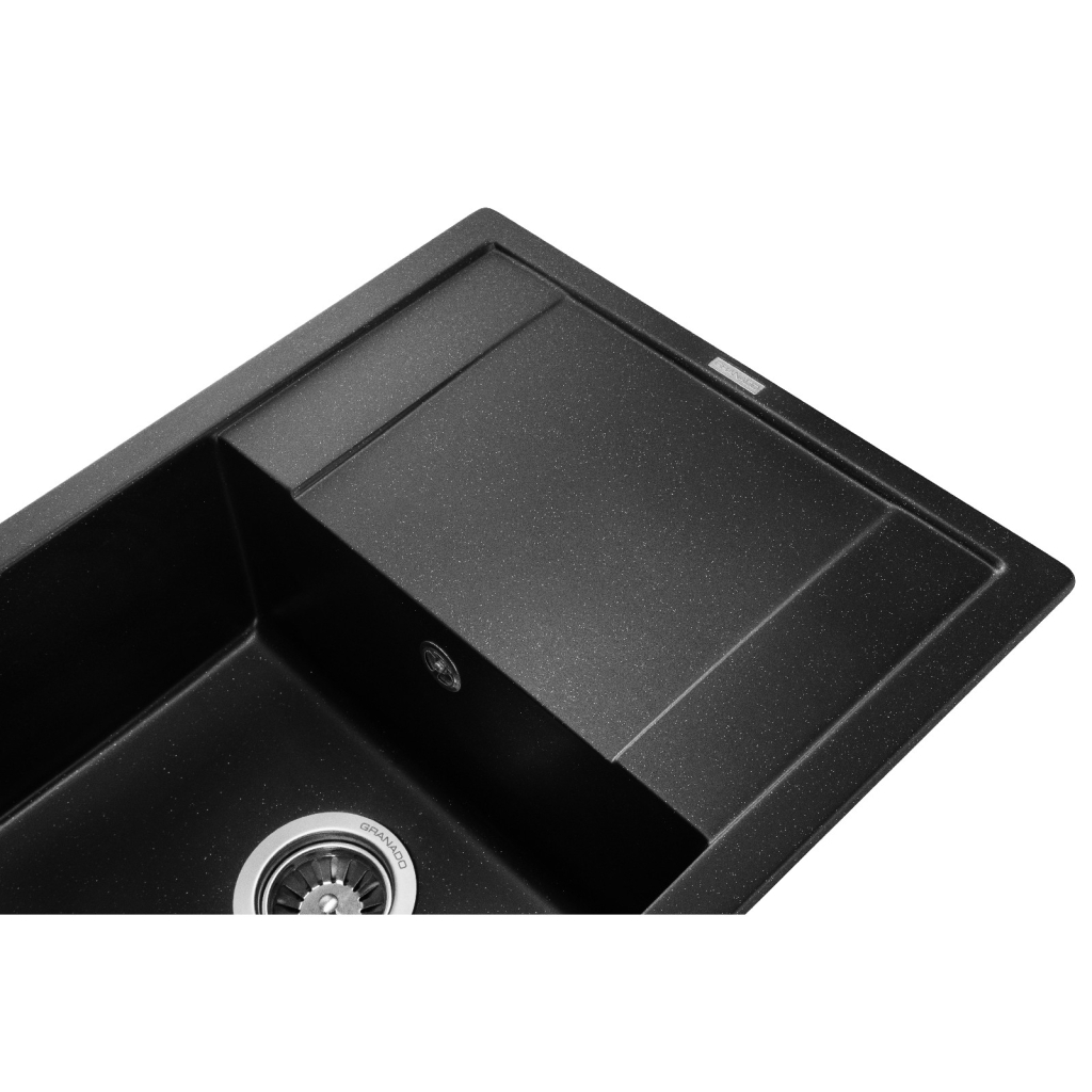 Мийка кухонна GRANADO Almeria black shine (gr3101) - зображення 5