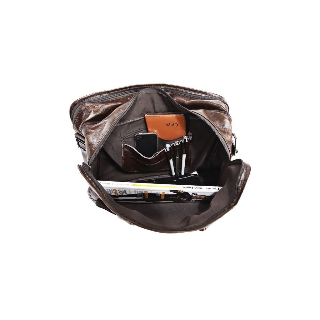 Сумка Vintage Коричнева (14056) - зображення 8