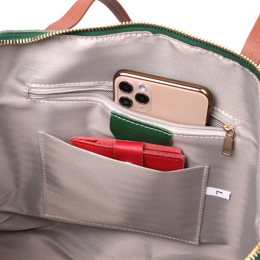 Сумка Vintage З натуральної шкіри Зелена (22302) - зображення 8