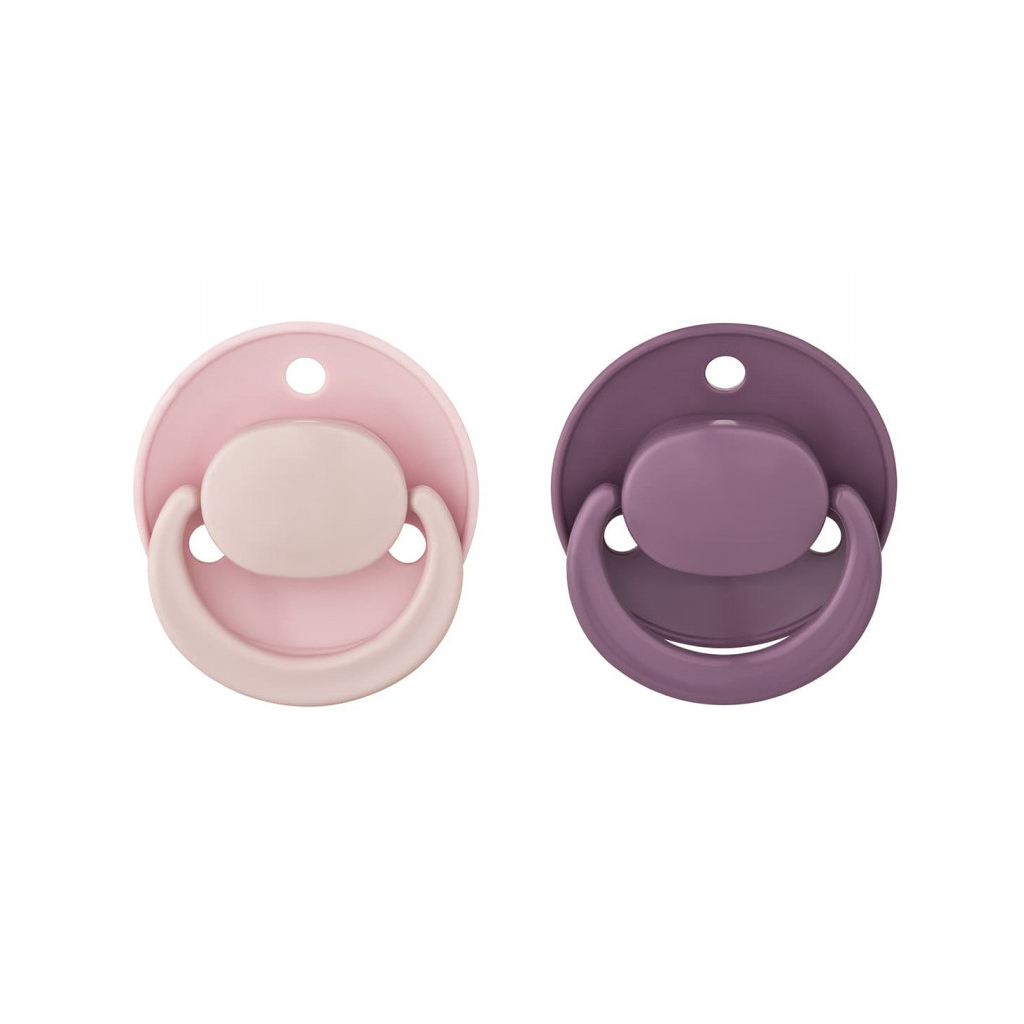 Пустушка Baby-Nova PinkPurple 2 шт (3962033) - зображення 1