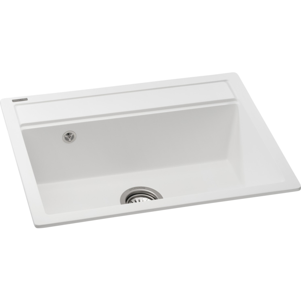 Мийка кухонна GRANADO ARTES white з сифоном (gr3605) - зображення 2