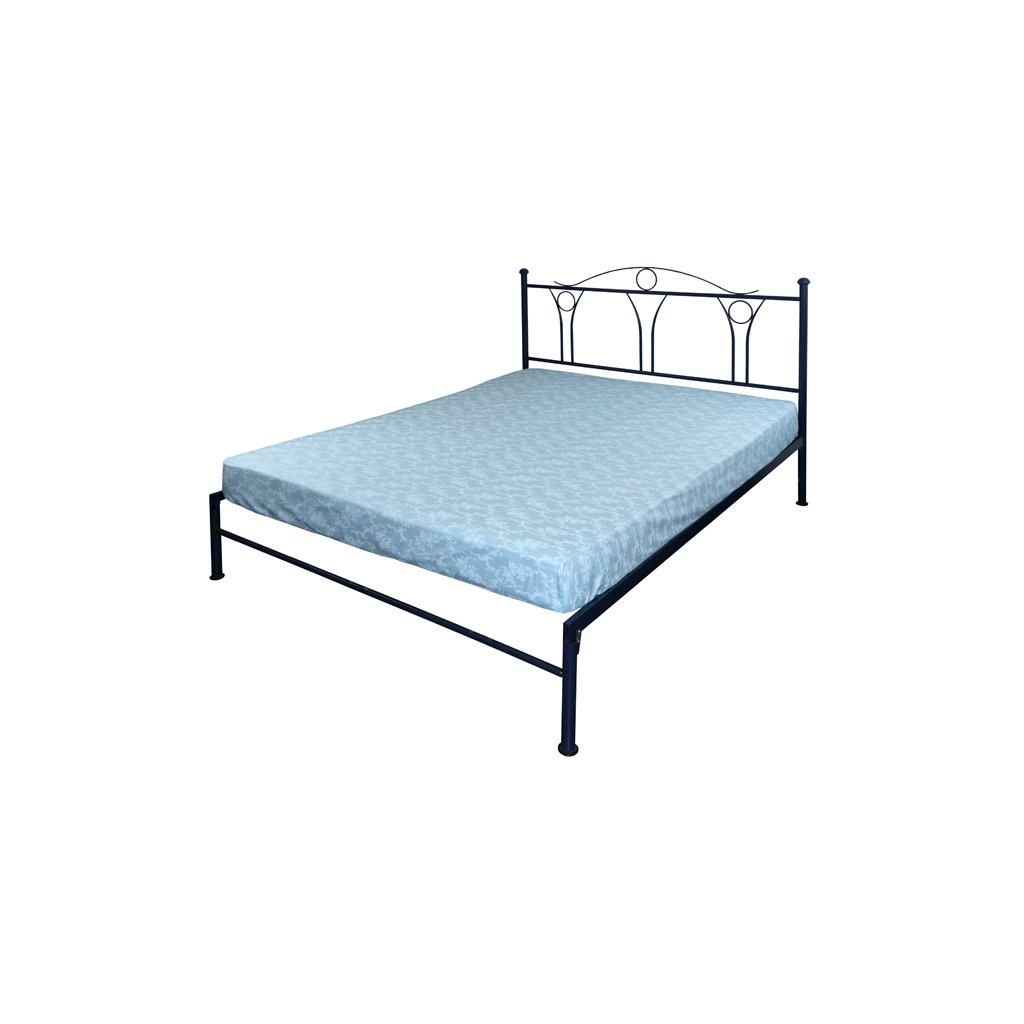 Простирадло Руно бязь на гумці Блакитний вензель 120х200 см (506.114У_блакитний вензель) - изображение 1