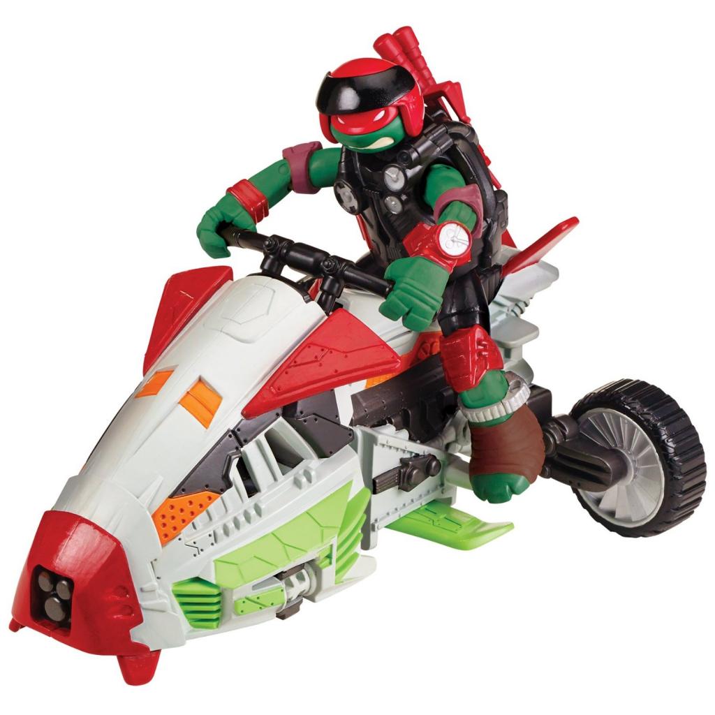 Бойовий транспорт TMNT Черепашки-Ниндзя Квадроцикл и экслюзивная фигурка Рафа (94263) - зображення 1