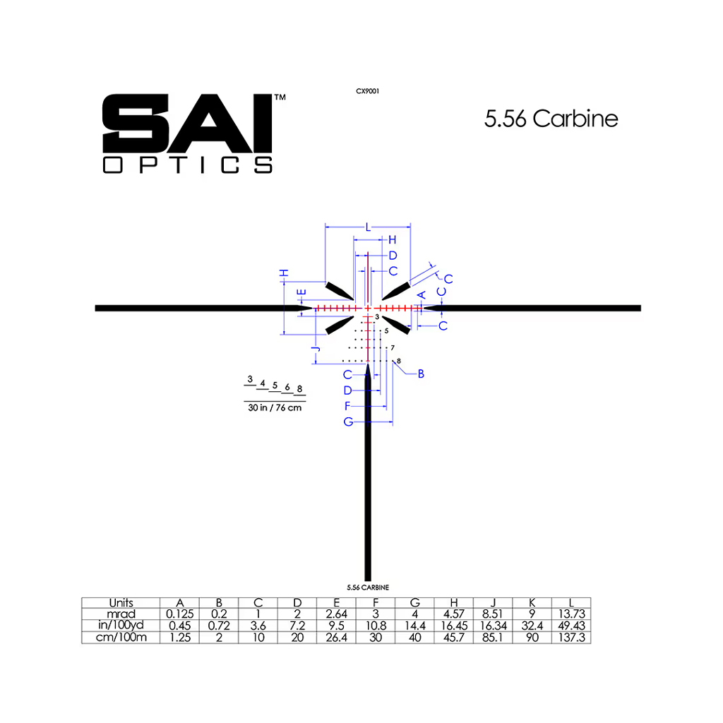 Оптичний приціл SAI 1-6x24 сітка 5.56 BDС RAF. Coyote Brown (RNG16-T170-C10) - зображення 6