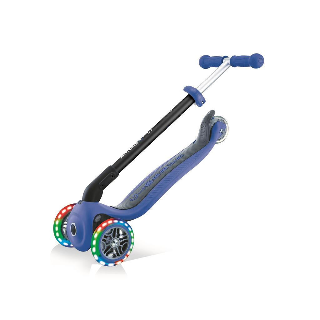 Самокат Globber Go up foldable plus синій з підсвічуванням (643-100) - зображення 9