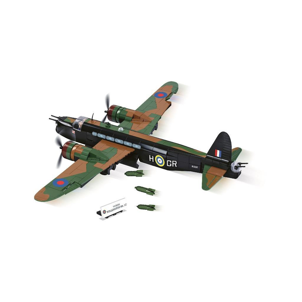 Конструктор Cobi Друга Світова Війна Літак Віккерс Веллінгтон, 560 деталей (COBI-5531) - зображення 4