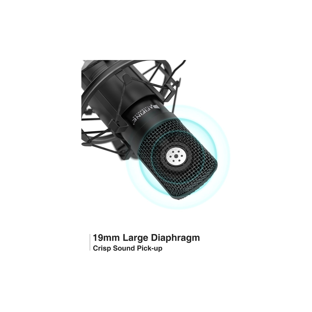 Мікрофон Fifine T730 USB Black (T730) - зображення 5