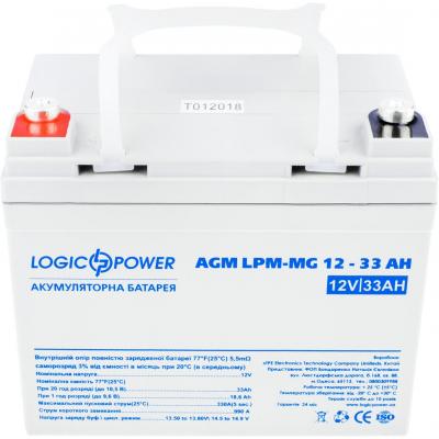 Батарея до ДБЖ LogicPower LPM MG 12В 33Ah (6558) - зображення 2