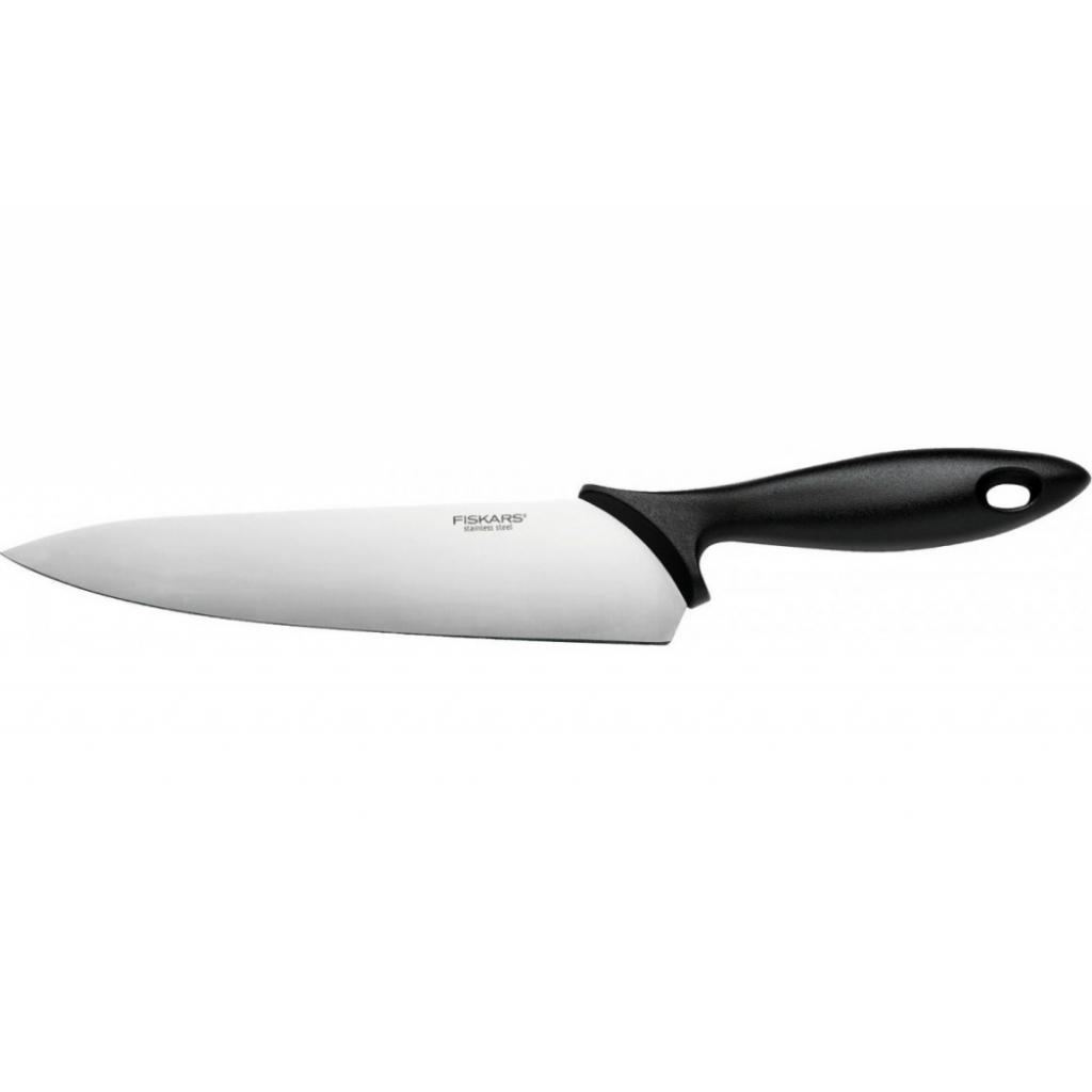 Кухонний ніж Fiskars Essential поварской 21 см Black (1023775) - зображення 1