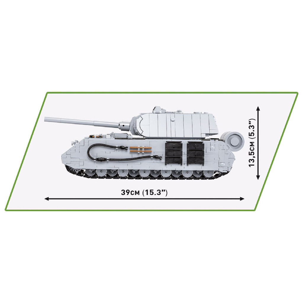 Конструктор Cobi Танк Maus 1:28, 890 деталей (COBI-2559) - зображення 3