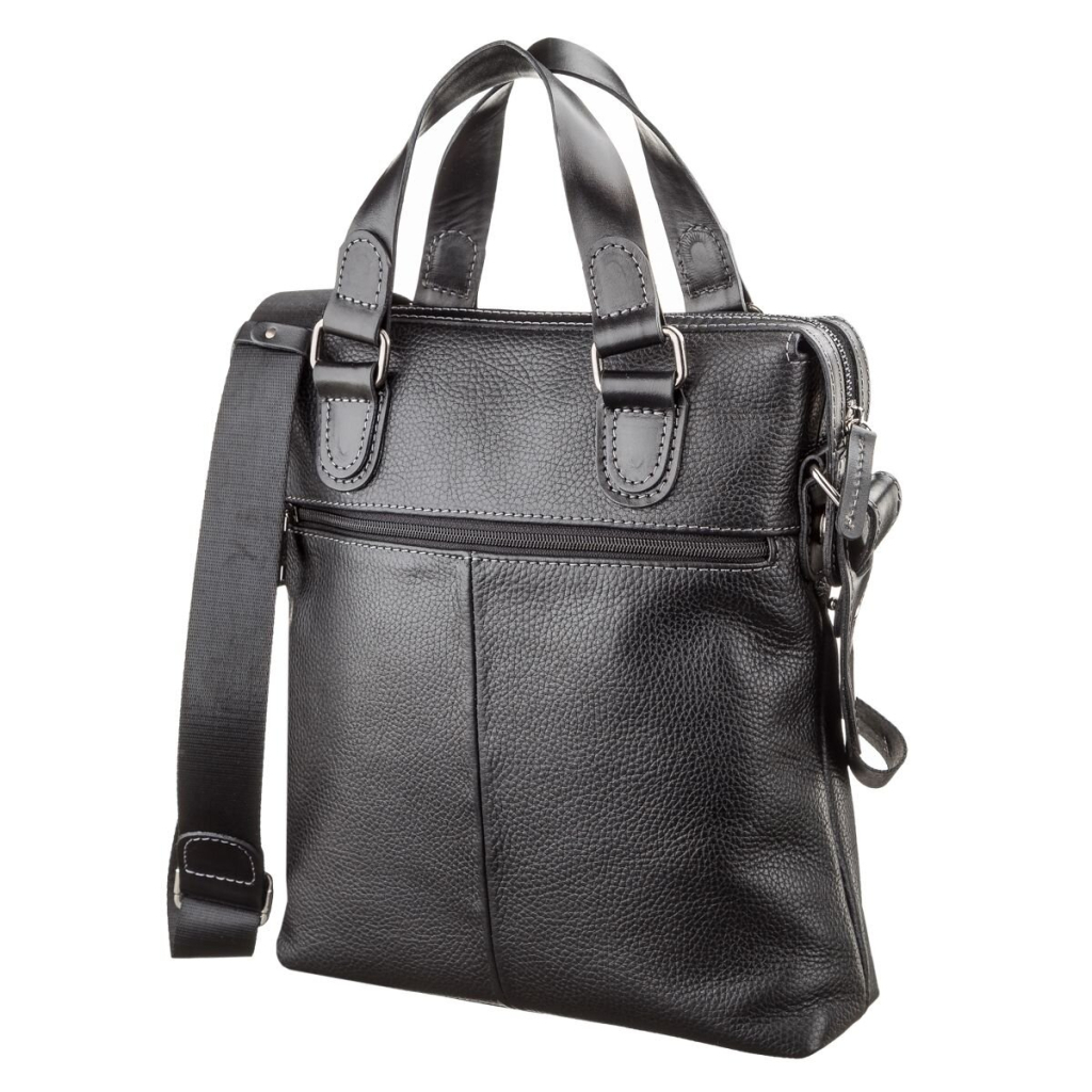 Сумка Shvigel Шкіряна Чорна (11114) - зображення 2