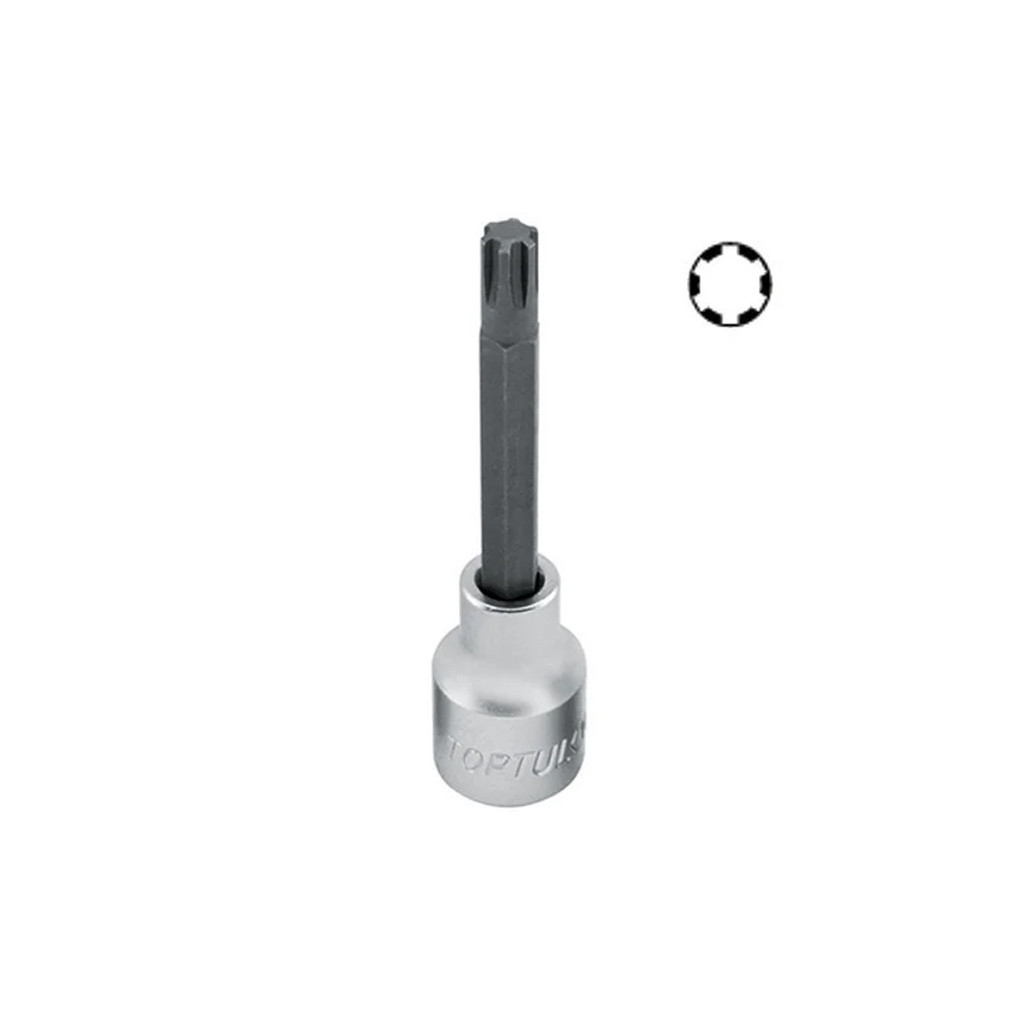 Торцева головка Toptul RIBE M10x100мм 1/2" (BCRA1610) - зображення 1