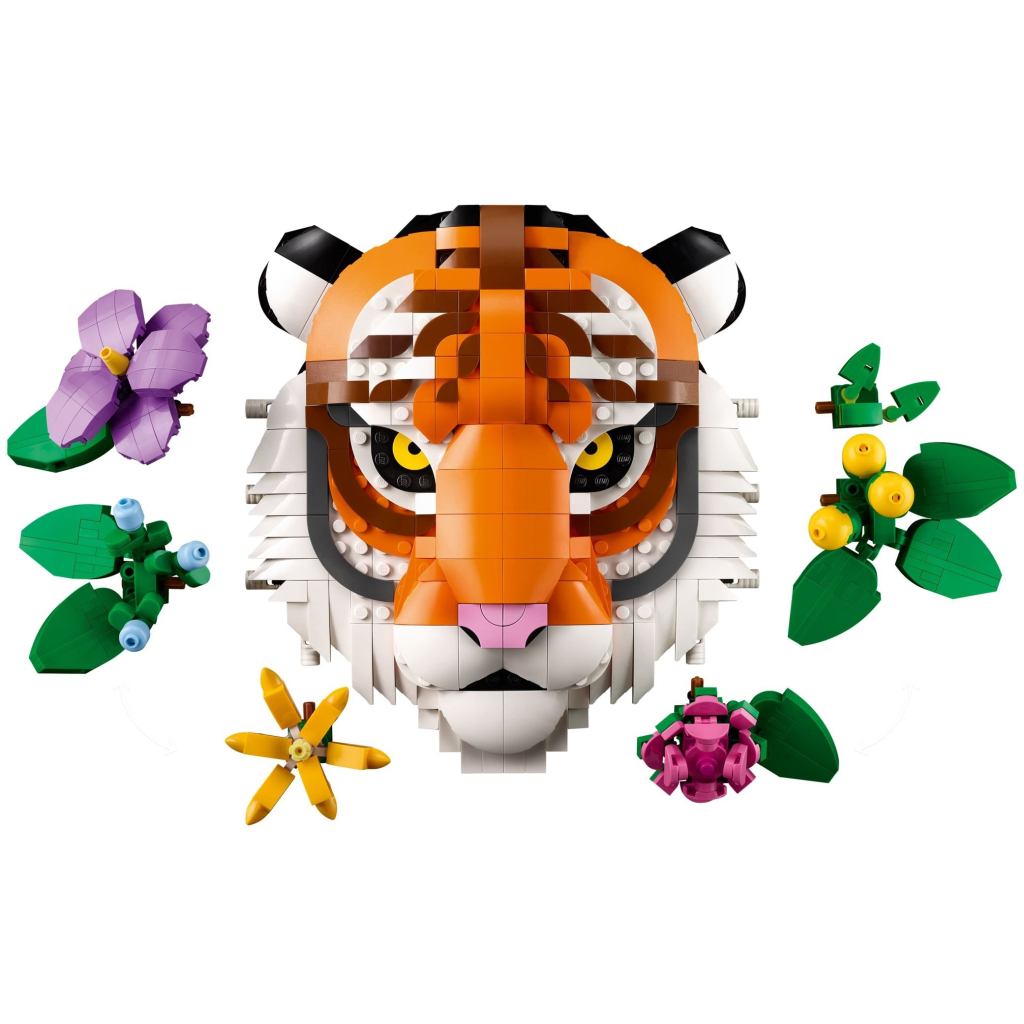 Конструктор LEGO Art Колекція фауни - Тигр (31217) - зображення 3