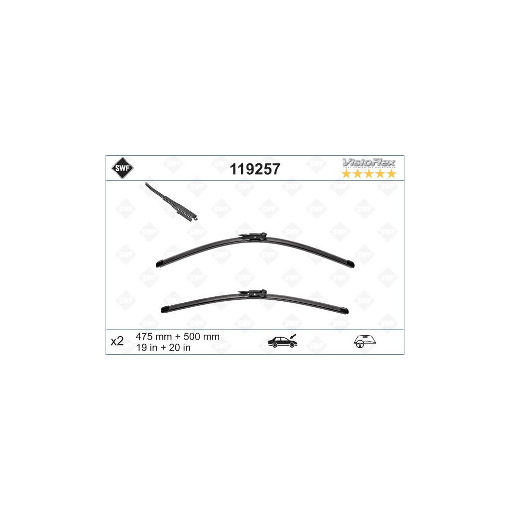 Щітка склоочисника SWF 119257 - зображення 1