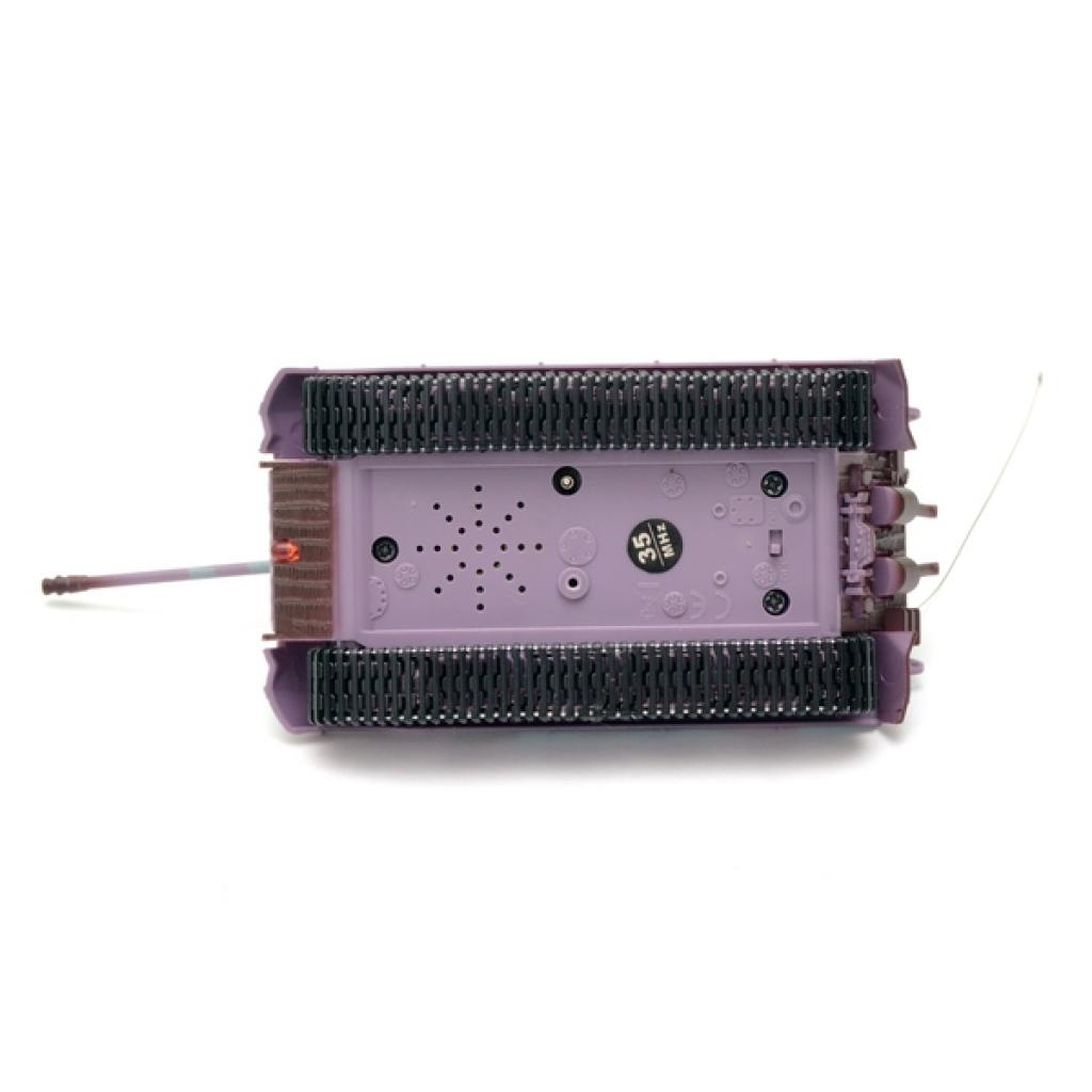 Радіокерована іграшка Great Wall Toys Танк мікро 1:72 King Tiger зі звуком (фіолетовий, 35MHz) (GWT2203-2) - зображення 6