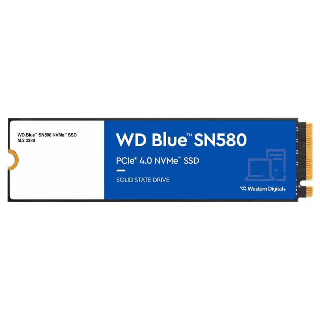 Накопичувач SSD M.2 2280 250GB SN580 WD (WDS250G3B0E) - зображення 1