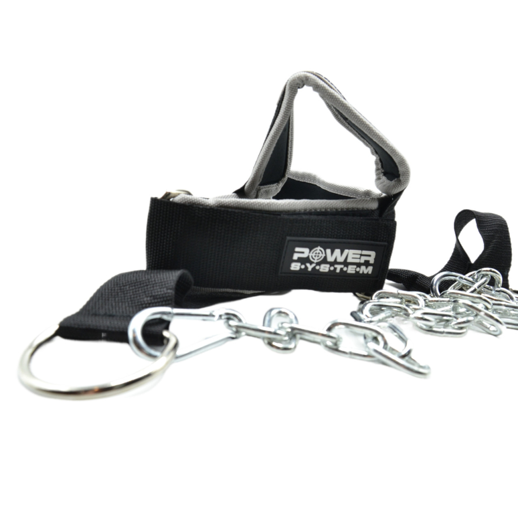 Манжета для тяги Power System PS-4039 Head Harness для шиї Black/Grey (PS-4039_Black-Grey) - зображення 1