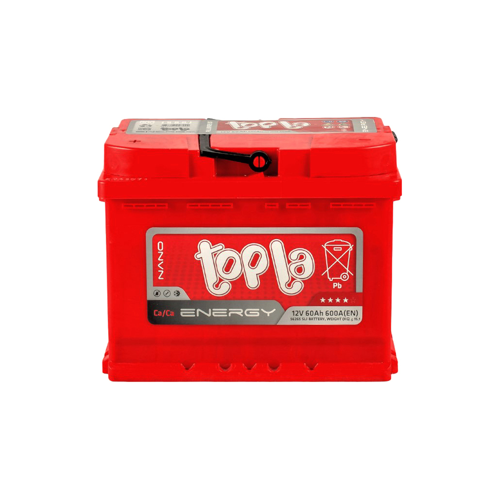 Акумулятор автомобільний Topla 60 Ah/12V Energy (108 160) - зображення 1