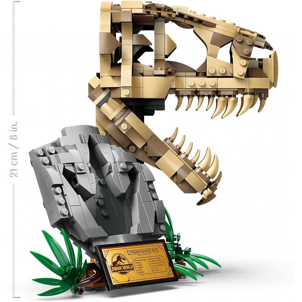 Конструктор LEGO Jurassic World Скамʼянілості динозаврів: череп тиранозавра 577 деталей (76964) - зображення 5