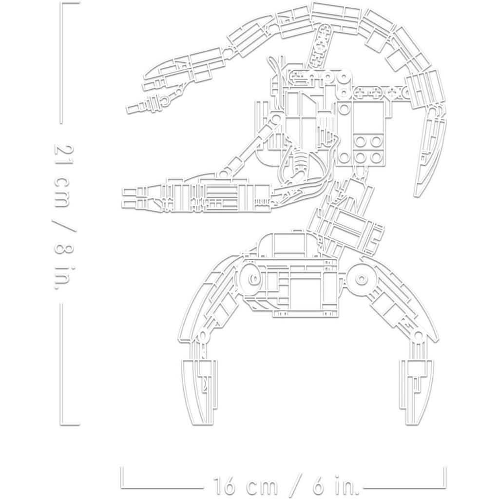 Конструктор LEGO Star Wars Дроїд-руйнівник 583 деталі (75381) - зображення 6