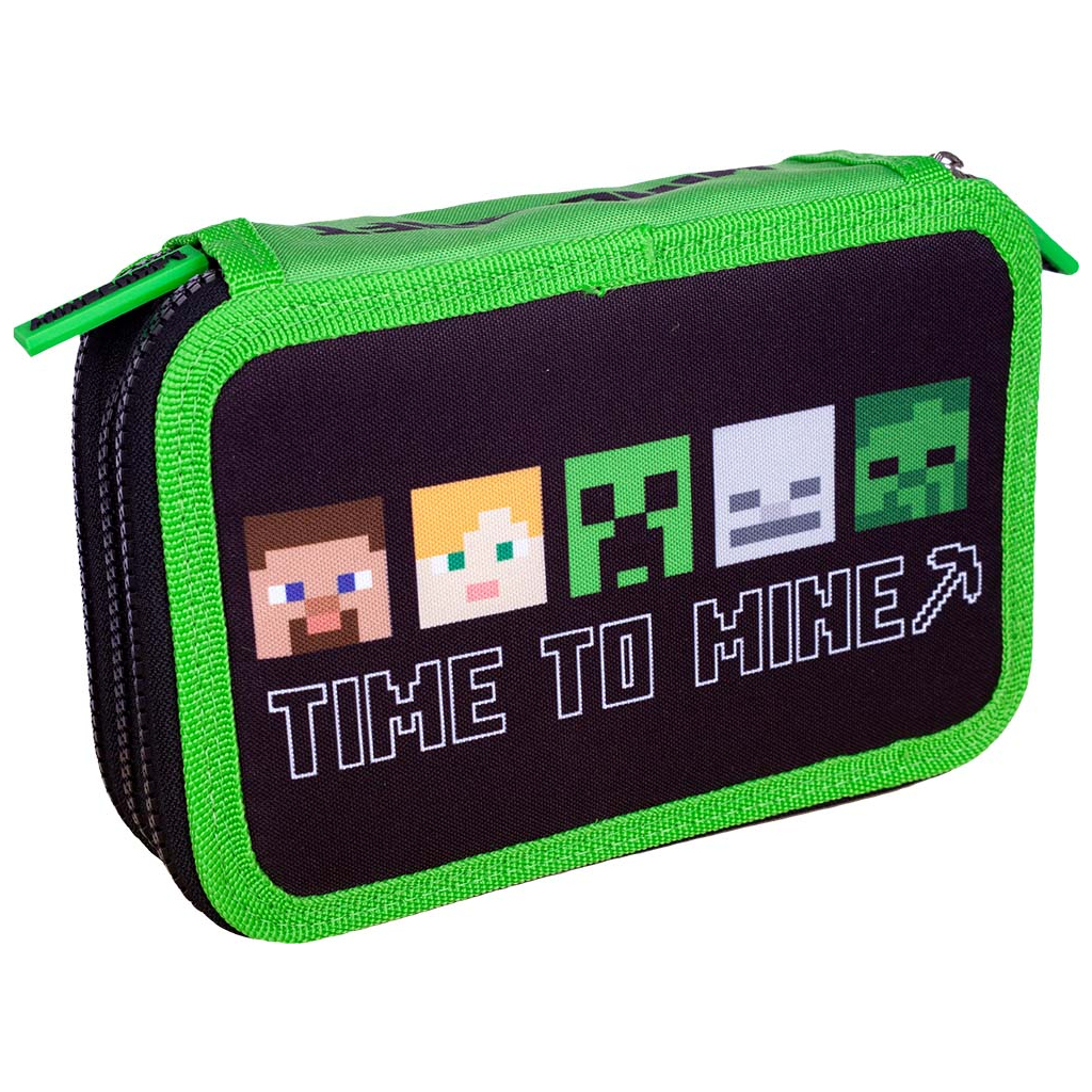 Пенал Minecraft 3 відділення AC3 Alex&Steven (503022001) - зображення 2