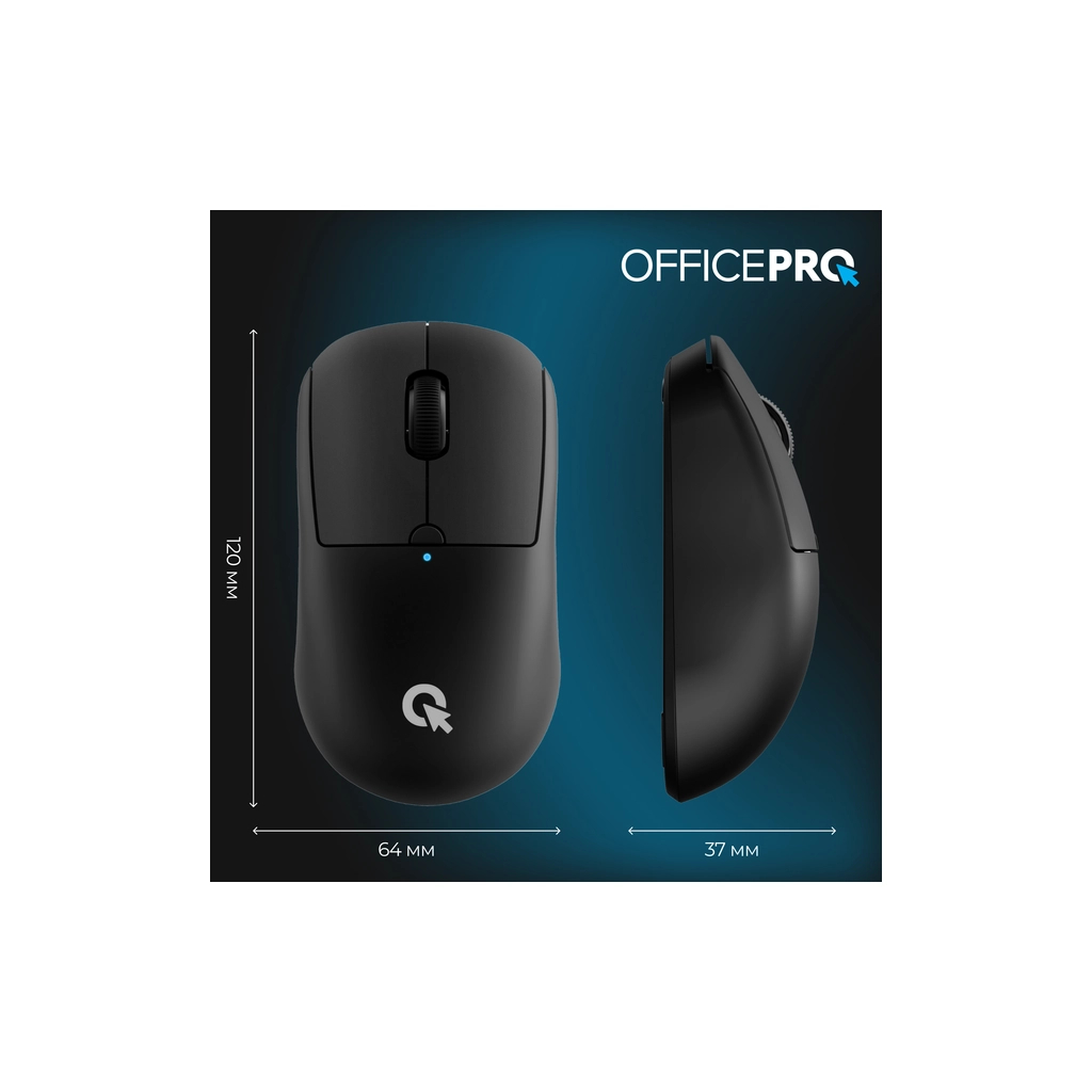Мишка OfficePro M307B Silent Click Wireless/Bluetooth Black (M307B) - изображение 12